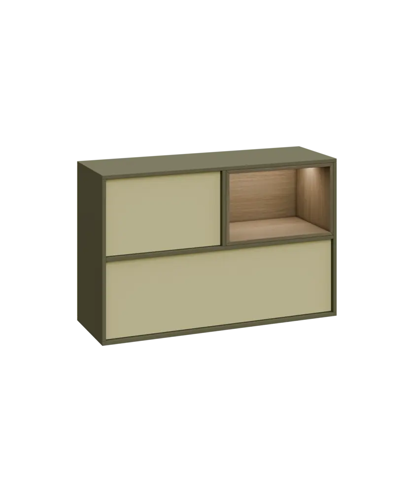 ERY H1231 P horní modul, pravý, 2-výklop/nika, 770x1200x400, zelená